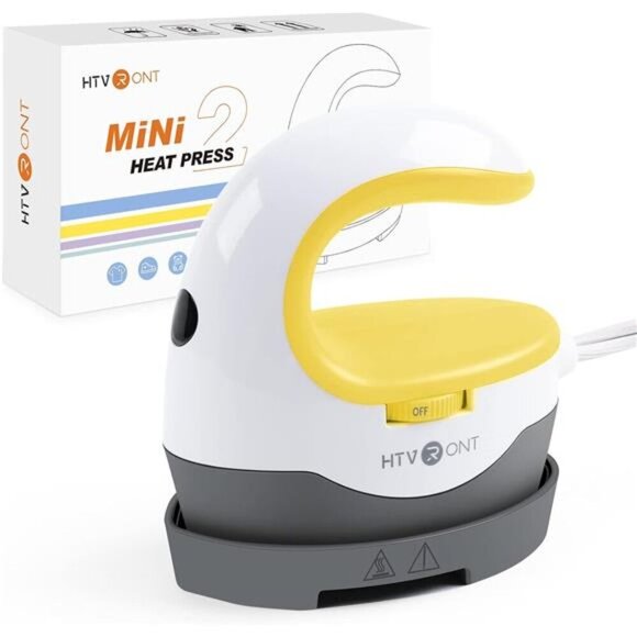 Heat Press Mini Heat Press Machine, Small Heat Press Portable Iron Press Machine - Picture 1 of 7